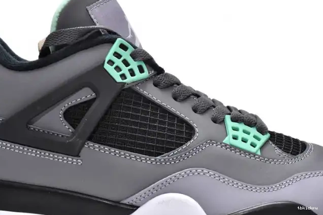 Rep TBK 4 Air Retro Green Jordan 308497-033 Glow 0406